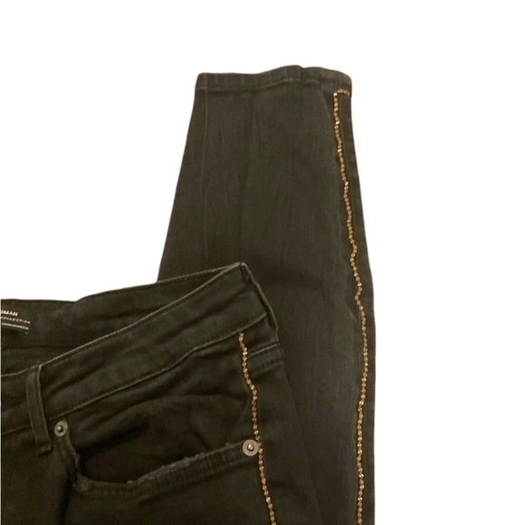 Zara Woman Premium Denim  Black Jeans Size 6 - Picture 3 of 6